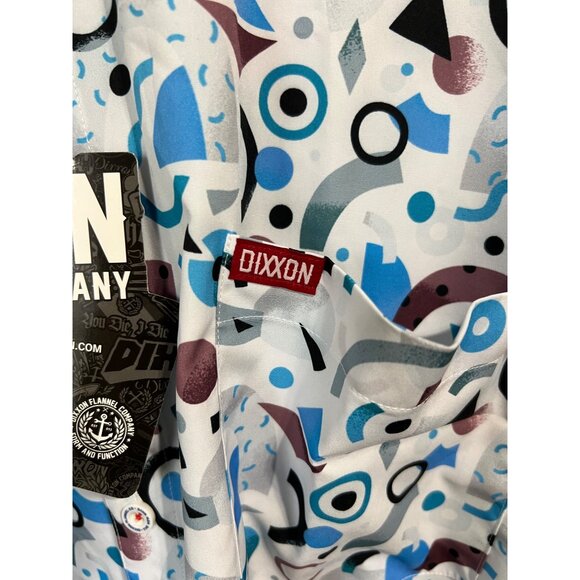 Dixxon Flannel Co The New Wave Button-Up Shirt Colorful Abstract Design Size 5 - Picture 2 of 10